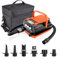AGPTEK Portable Electric Air Pump Digital 16PSI 12V Rechargeable SUP Electric Air Pump Compressor with Quick Air Inflator/Deflator