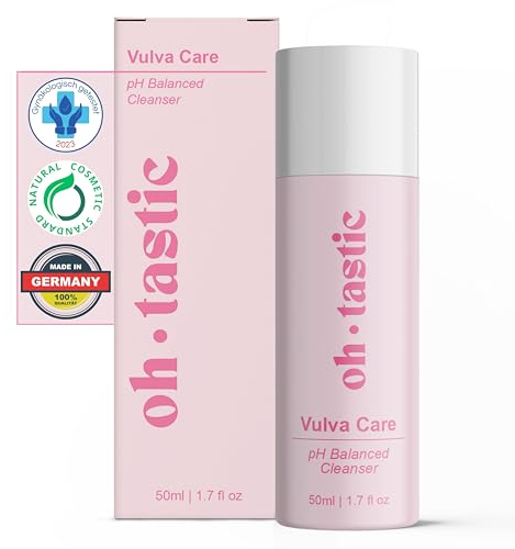 Intim Waschlotion Damen - Antibakterielles & seifenfreies Duschgel für den Intimbereich, Intimwaschlotion Frauen mit Milchsäurebakterien gegen Juckreiz, Scheidenpilz & Geruch - ohtastic - (50ml)