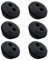 Fuel Tank Rubber Grommets, 2-Hole Gas Strimmer Petrol Tank Grommet, Universal Fuel Pipe Grommet Tube Seal Kit for Brush Cutter Trimmer Lawn Mower Parts-6 PCS