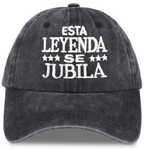 Rebundex Regalos Jubilacion Hombre Gorra de Beisbol Regalos para la Jubilacion Hombre Mujer Originales para Jubilación Mujer Feliz Jubil Esposo Padre Abuelo Hermano Amigo Jefe Compañero de Trabajo