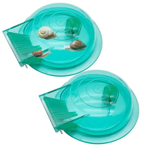 Schneckenfalle Aquarium,2X Kunststoff Aquarium Schnecken Entfernen,Aquariums Schneckenschutz Schneckenfänger,visueller Planaria -Falle Für Fischtank,Schnecke Zubehör Reinigungswerkzeug