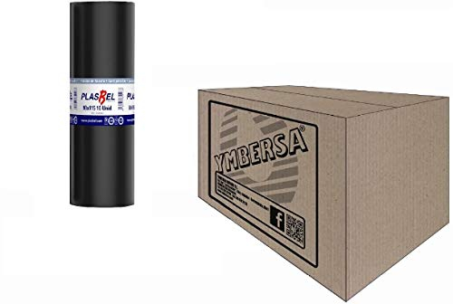 Caja bolsa basura 150 Litros - 90x115 cm. Extra grande ideal para contenedores y cubos XXL grandes. Extra fuerte y antigoteo. Caja con 15 rollos (150 bolsas de basura XXL)