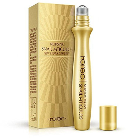 Siero per Occhi Idratante Crema per Occhi di Lumaca Con Testa di Massaggio per Anti Invecchiamento Cerchi per Occhiaie E Dispositivo per Rimuovere Il Gonfiore Riduce Rughe