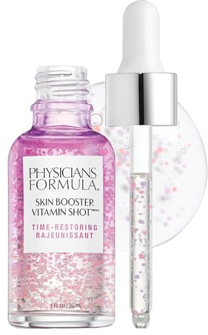 Physicians Formula - Skin Booster Vitamin Shot Time-Restoring - Custom Serum Blend for an Anti-aging Effect - with Time-Restoring Vitamin A, Firming Red Algae, and Elasticity-Restoring Vegan Collagen