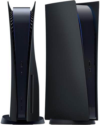 Joso Faceplate for PS5 Disc Edition, Anti-Scratch Dustproof Case Replacement, Cover Skin Fit for PS5 Console (CD-ROM), Plates for PS5 Accessories, Easy Installation