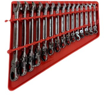 Milwaukee 15 Piece SAE Flex Head Wrench Set