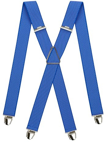 PIERROT - Tirantes para Hombre - Clips Extra Fuerte - Garantía de por vida - Tirantes para Pantalones - Una Talla Para Todos