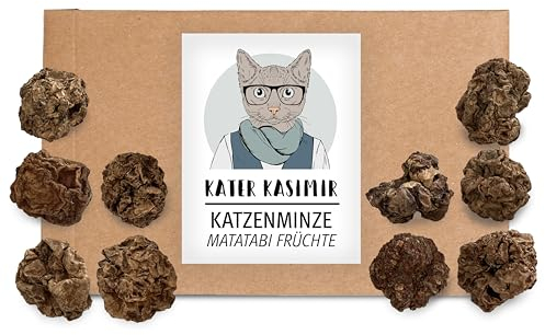 Getrocknete Matatabi Früchte als Katzenspielzeug für Katzen (intensiver als getrocknete Katzenminze und Matatabi-Sticks)