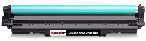 HenceBuy Trommel Kompatibel für HP 126A CE314A Bildtrommel für HP Laserjet CP1025 CP1025nw Color HP Laserjet Pro 100 Color MFP M175nw M175a TopShot Laserjet Pro M275 M275nw Laserdrucker Schwarz