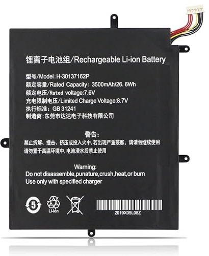 ANTIEE 2666144 Laptop Batterie Compatible avec Teclast F5 F5R MaxBook Y11 H1M6 2-in-1 N4100 11.6-inch 360 Degree Convertible Series GFL 2666144 H-30137162 H-30137162P 7.6V 3500mAh Notebook