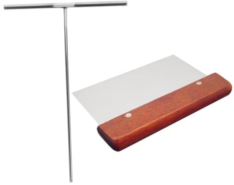 COLLBATH Set Di Utensili Per Crepes Spatola Per Crepes Strumento Per La Cottura Di Pancake in Acciaio Inossidabile Per Una Distribuzione Uniforme