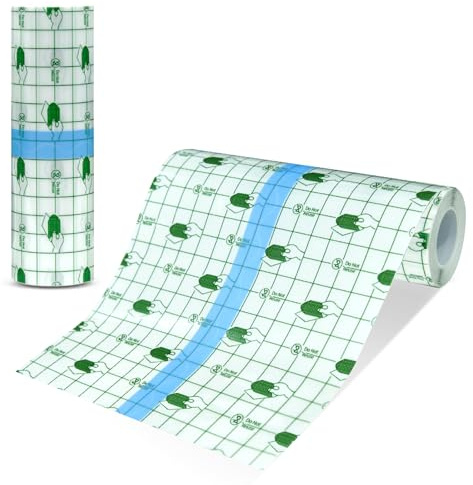 Vendaje Transparente Impermeable 15cm x 4m Vendaje para Tatuajes Anti alérgica Película Impermeable Vendajes Adhesivo Elástico Transparente Protección De Heridas