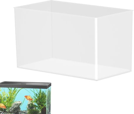 Mini Aquarium - Tiny Fish Tank | Frameless Extra Clear Aquarium Bowl, Compact Terrarium for Crab, Spider, Betta, Nano Fish, Small Water Keeper, Temporary Habitat for Home or