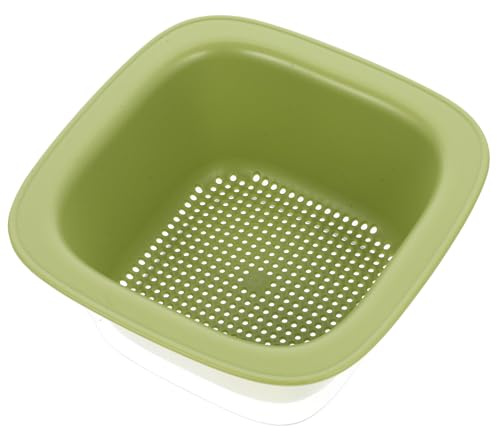 TOYANDONA Cestello Drenante Doppio Strato per Cucina e Compatto Scolapasta Multifunzionale per Frutta e Verdura Basket Filtrante Resistente e Facile da Usare per Casa e Ristoranti