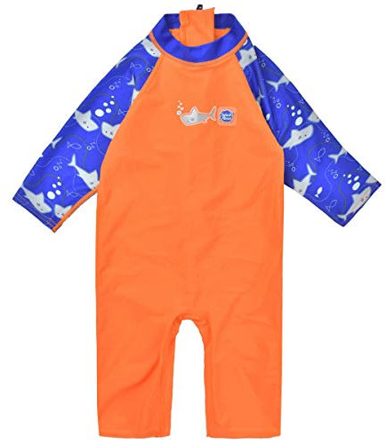 Splash About Kleinkind-UV-Anzug, Shark Orange, 3-4 jahre