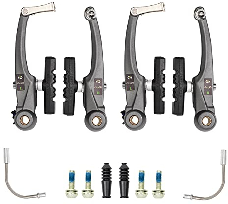 Chooee 2 Paar Fahrrad V Bremse Set Vorne Hinten V Brake für Shimano