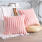 Soleebee 2er Set Plüsch Samt Kissenbezüge, Weiche Künstliche Pelz Dekorativ Kissenbezug Sofa Zierkissenbezüge Dekokissen Kissenhülle Set für Couch Schlafzimmer Zuhause Auto Dekor (40x40cm, Rosa)