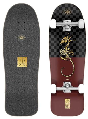 Long Island Gloom Longboard, 25,4 x 76,7 cm, Old School für Erwachsene, Unisex, Mehrfarbig (Mehrfarbig), Einheitsgröße