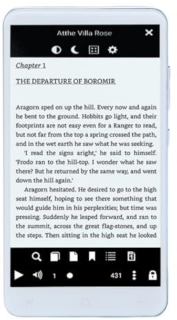 Elektronisk Bokläsare Kondensator Skärm Electronic Paper Book Video Audio High Definition e -bok, e -Bokläsare