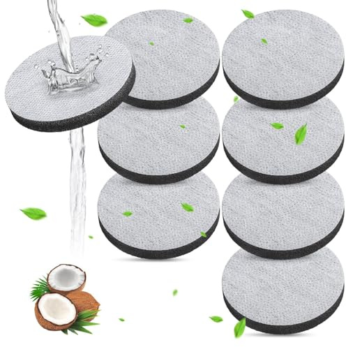 8x Wasserfilter kompatibel mit alle Brita Fill & Go Karaffen & Wasserflaschen mit Filter, Ersatz-Wasserfilter Wasserfilterscheiben reduziert PFAS, Chlor, Mikropartikel im Trinkwasser
