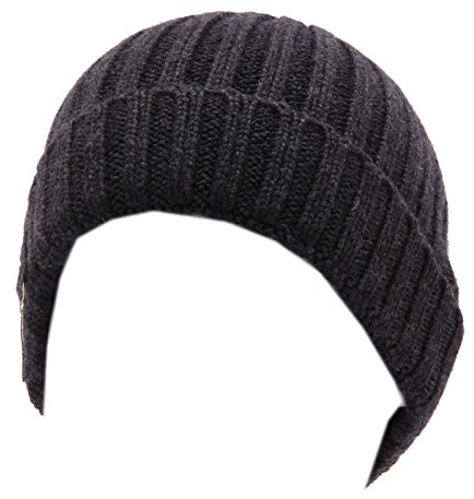 WOOLRICH 0105W cuffia bimbo lana dark grey wool beanie hat boy kid-S (37 CM)