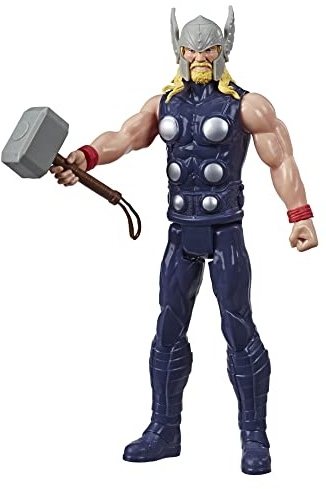 Marvel Avengers Titan Hero Series Blast Gear Thor Actionfigur, 30,5 cm, Spielzeug, inspiriert vom Marvel-Universum, für Kinder ab 4 Jahren, Mehrfarbig