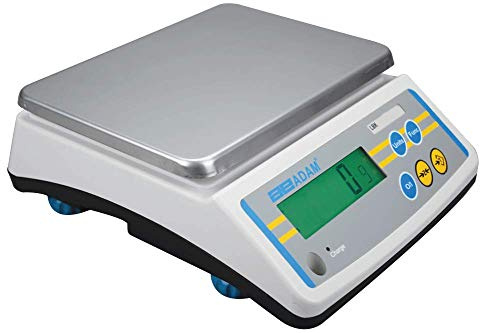 Adam Equipment LBK 6 Compact Portable Rechargeable Bench Weighing Scales LBK6 6kg Capacity x 1g Readability with Parts Counting Feature