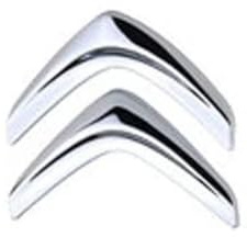 POWEC Coche Emblema Insignia Logo para Citroen C3 2002-2009 Calidad ABS Coche Capo DelanteroTrasero Maletero Embellecedores y Accesorios para carrocería