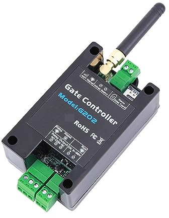 Elektrisk Portöppnare, 4G grindöppnare GSM-fjärrkontroll Enkel reläbrytare Garageportöppnare Byt ut fjärrkontroll Smart & Robust(G202)
