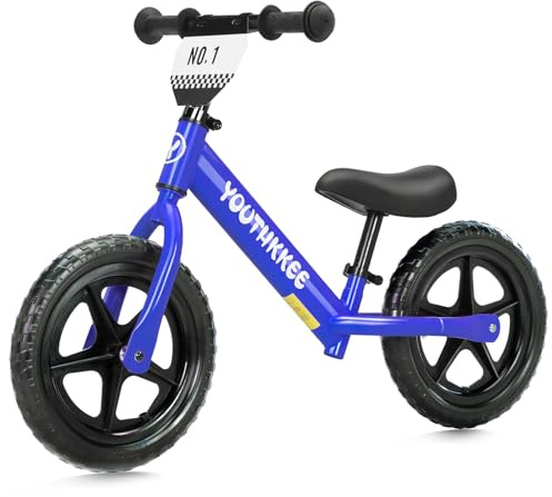 Youthkkee Toddler Balance Bike, Tool-Free Adjustable,Gift for 1-3