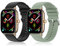 aceyoon Armband für Amazfit GTS 4 Mini/GTS 2 Mini/GTS 3/GTS 2e/GTS 2/GTS, 20mm Verstellbar Silikon Ersatzarmband für Amazfit GTR 42mm / BIP/BIP lite/Bip 1S/Bip 3 /Bip3 pro (Schwarz+Grün