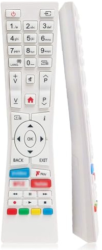 Replacement JVC TV Remote Control RM-C3339, Universal TV Remote for JVC Smart TVs LT-24C685 LT-32C695 LT-24C680LT-24C686 LT-32C690 with 4 Shortcut Buttons, No Setup Required