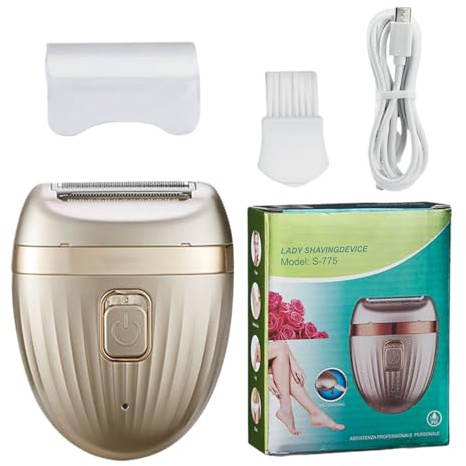 Bikini Trimmer - Women's Cordless Electric Shaver - Painless Electric Shaver for Intimate Areas Whole Body Legs and Travel