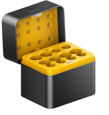 AAAAA Custodia Caricabatteria per AA AAA Batterie al Litio 1 5V Taglia 5 7 con Ingresso USB C Multi Carica Batteria Sopra Corrente e Temperatura Protezione