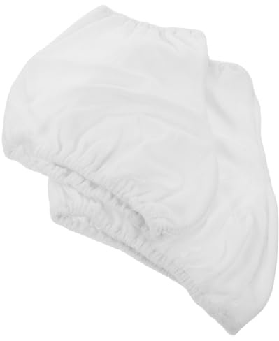 BUGUUYO Copriscarpe per Pattini da Ghiaccio Elasticizzati in Velluto Bianco Protettivi e Caldi per Copertura Unisex AntiGraffio per Pattinaggio Artistico e Roller