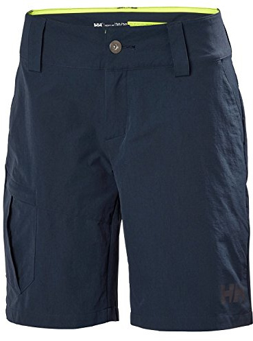 Helly Hansen Mujeres Pantalones Cortos W QD Cargo, Azul Marino, 31