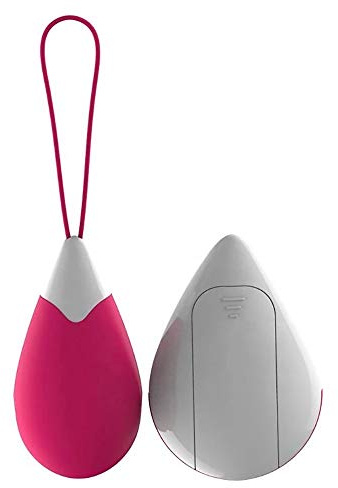 Egg - Vibrador inalámbrico con mando a distancia, estimulador vaginal J064 (rosa)