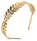Römische Göttin Haarreif, XCOZU Damen Haarband Gold Kopfschmuck Braut, Mädchen Lorbeerkranz Haarschmuck Goldene Hochzeit Boho Blatt Haar Krone Accessories