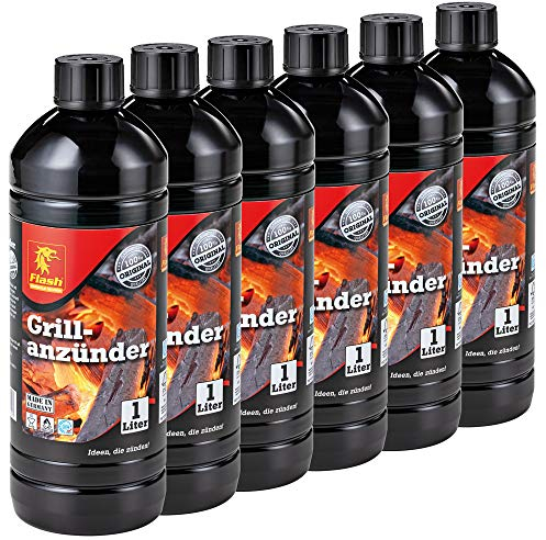 Boomex Flash Líquidos Encendedores Enceradas de Fuego BBQ Barbacoa Parrilla selección, Número:6 L