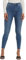 NA-KD Damen Skinny High Waist Raw Hem Jeans, Blau (Mid Blue), 36 EU