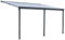Pergola adossée aluminium 4 x 3 m 13 m² | Toit en polycarbonate ultra résistant UV et intempéries | Gouttière intégrée | Accessoires de fixation inclus | Montage facile | Marque française