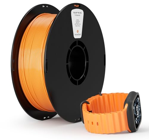 kexcelled TPU 95A Filament, Flexibel und Weich, Hervorragende Elastizität, 1,75mm 1kg Spule Rolle, 3D Drucker Materialient, Vakuumverpackung, für FDM Druckern, Orange
