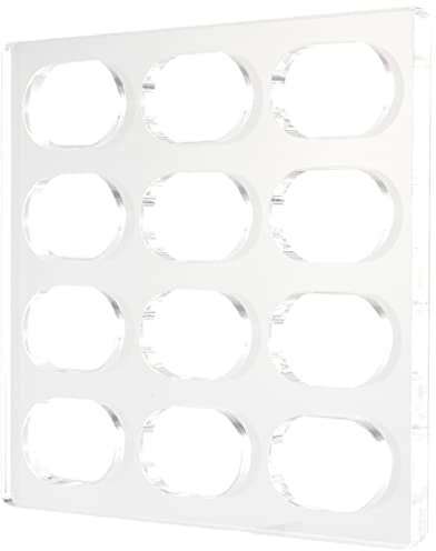 Qusedwey Clear Polycarbonate Dacquoise Cake Mold Oval Dakovaz Macaron Mould Cake Decorating Tool Bakeware