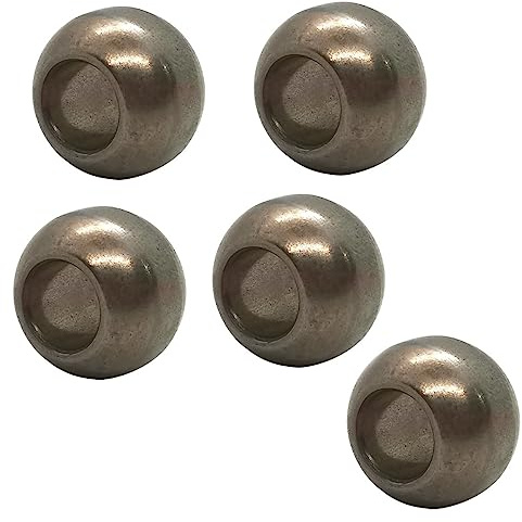 Lagerersättning 5 stycken S16 8 x 16 x 12 mm 8 mm kula järn mässing lager elektrisk fläkt tvättmaskin motor 16 mm sfärisk Fe Cu koppar olja sintrad bussning