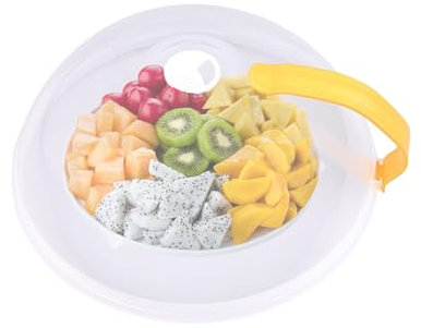 Weqizuerqi Coperchio Antispruzzo Per Microonde Coperchio Riscaldante Per Forno A Microonde Copertura Del piattos A Microonde Coperchio Di Piastra A Microonde Con Manico Cover Di Copertura