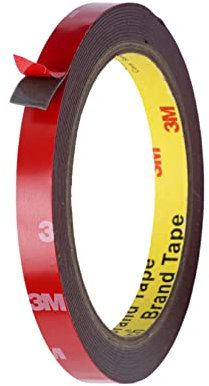 SOLNIT Fabricado con cinta de montaje de doble cara 3 M 4229P, 5 mm x 3 m, resistente, impermeable, fuerte adhesivo de montaje, decoración para el hogar, oficina, coche, cristal, letrero, pared