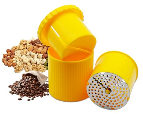 AtfArt Nut Chopper Manual Hand, Handheld Nut Grinder Multifunctional Grinder for Walnuts Peanuts Coffee Beans Cashews and Other, Ideal for Home Cooks & Baking Enthusiasts