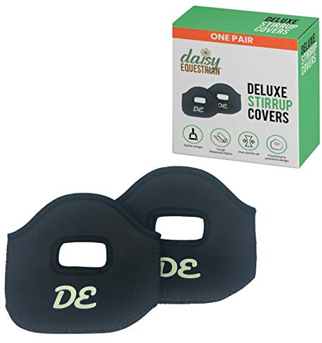 Stirrup Covers For Horse Riding Stirrup Leathers. Daisy Equestrian Neoprene Protection Cover Horse Accessories To Keep Your Horse Saddle & Stirrup Irons Safe.Horse Tack / Horse Equipment Stirrup Socks