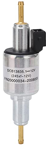 Elektrische Dosierpumpe, 12 V Standheizung Kraftstoffpumpe 65 Ml Edelstahl Hochleistungs-Kraftstoffdosierpumpe für Webasto Air Top E C V