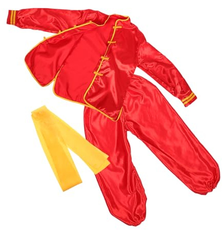 Abaodam Costume da Arti Marziali in Poliestere Traspirante, Abbigliamento Tradizionale Cinese Tai Elegante per Danza e Allenamento Quotidiano